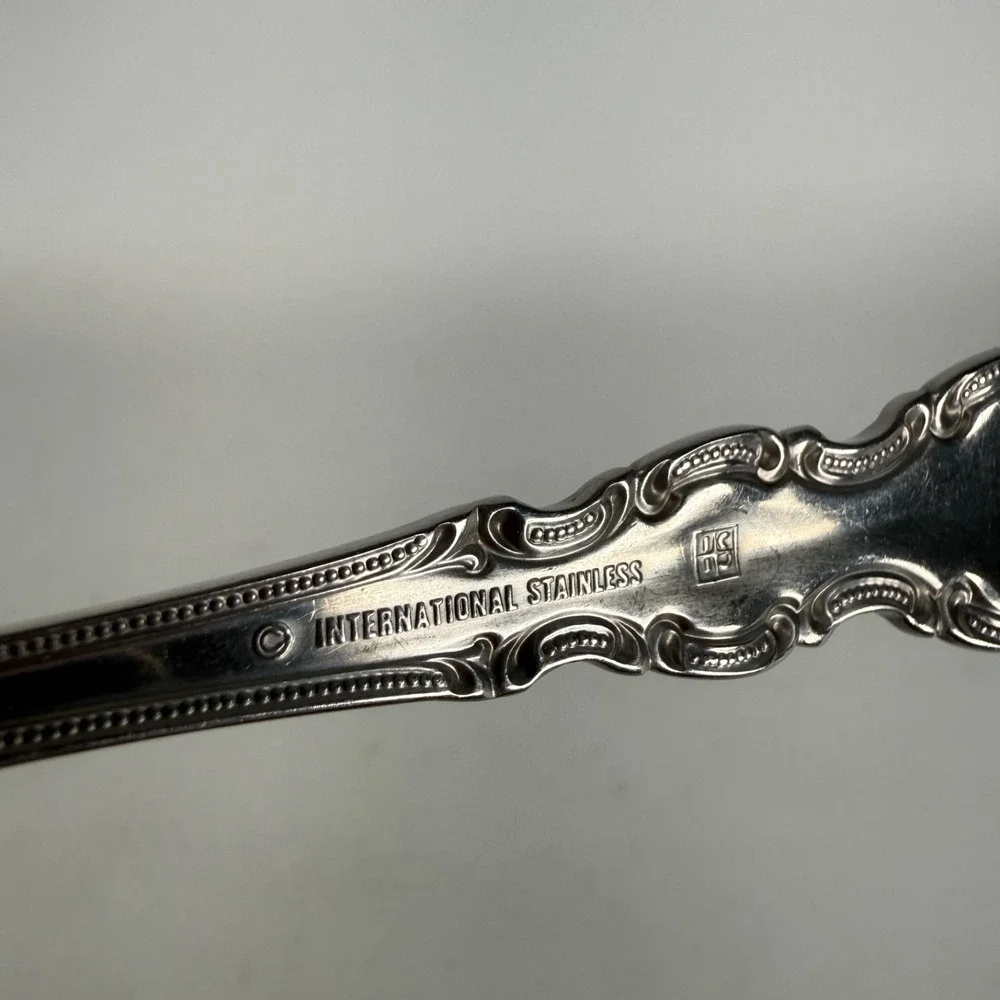 INTERNATIONAL  Chamonix Salad Fork Stainless Flatware 7 1/8